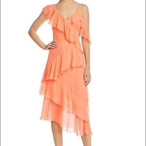 ALICE & OLIVIA — olympia asymetrical dress